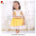Girl summer sleeveless doll collar yellow dress